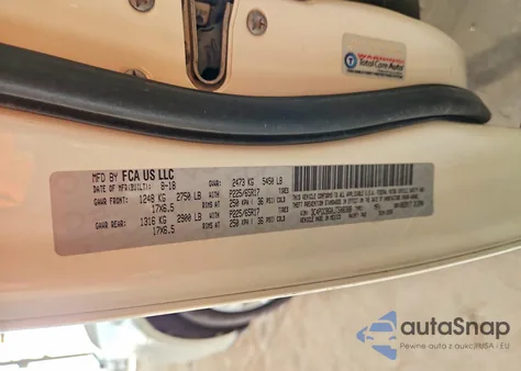 2018 Dodge Journey Sxt из США, поврежденный, VIN 3C4PDCBG0JT508388